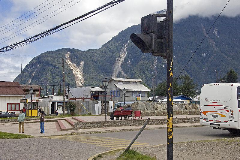 20071218 121737 D2X 4200x2800.jpg - Puerto Chacubuco.  Note mountain is torn up by recent earthquake